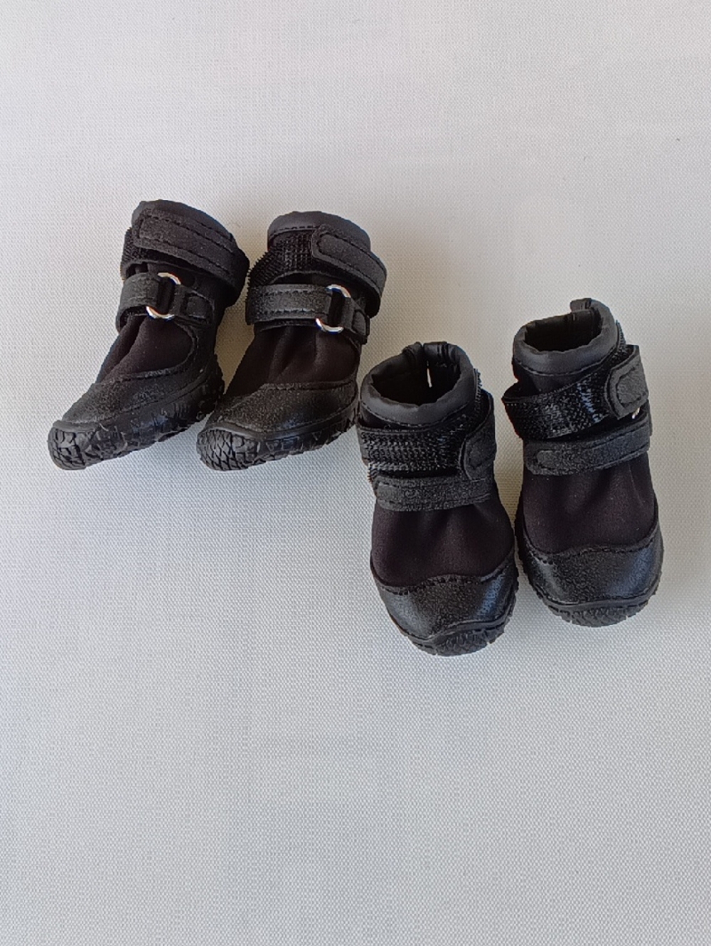 Dog 🐶 Small Black Shoes Sktrap Pet Boots Size 2